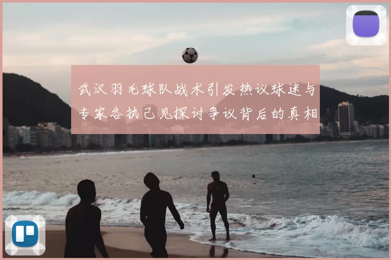 武汉羽毛球队战术引发热议球迷与专家各执己见探讨争议背后的真相